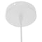 Hanglamp in metaal en papier - H 55 cm - Beige