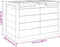 vidaXL - Kussenbox - 77,5x44,5x53 - cm - polypropeen - grijs