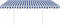 vidaXL - Luifel - automatisch - met - LED - en - windsensor - 4x3 - m - blauw - en - wit