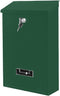 BRASQ Brievenbus Groen - Wandbrievenbus met Cilinderslot - 33 x 23 cm