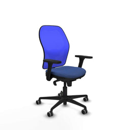 Piqueras y Crespo 3D036G0 - Bureaustoel - Verstelbare hoogte met armleuning - Marineblauw