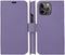 D. Bramante New York - Flip cover - Magneetsluiting en pasjesvakjes - Paars