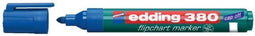 Edding 380 Viltstift - Flipchart Marker met ronde punt - 1,5-3 mm - Blauw