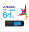 Merkloos DashDrive UV128 - USB Stick 64 GB - USB 3.2 Gen 1 - Zwart/Blauw