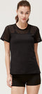 Rohnisch Miko Tee - Dames Sportshirt - Gerecycled materiaal - Black