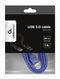 Gembird CCP-USB3-AMAF-6 - USB 3.0 kabel - 600 Mbps data-overdracht - Blauw