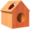 vidaXL - Kattenhuis - 41x50x50 - cm - massief - grenenhout