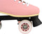 Nijdam Candy Cakes - Rolschaatsen - Nubuck - Roze - Maat 40