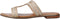 GEOX D SOZY PLUS D - Platte sandalen - Met sierstenen - DK GOLD - Maat 39