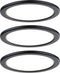 Paulmann Pukk - LED Onderbouwverlichting 3x3,5W 65mm 300lm - Zwart (3 stuks)