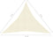 vidaXL - Zonnezeil - 160 - g/m² - 6x6x6 - m - HDPE - crèmekleurig