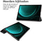 imoshion Tablet Hoes - Geschikt voor Samsung Galaxy Tab S9 11.0 inch Plus / Galaxy Tab S9 11.0 inch FE Plus / Galaxy Tab S10 Plus - Design Trifold Bookcase - Black Marble