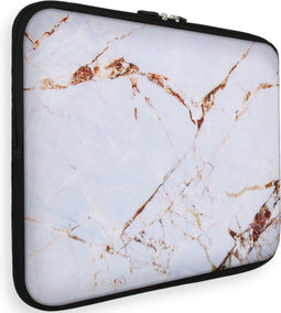 iMoshion Universele Design Sleeve 13 inch - White Marble