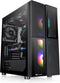 Thermaltake Versa T26 TG ARGB - Midi Tower PC - ATX EATX micro ATX Mini-ITX - Zwart