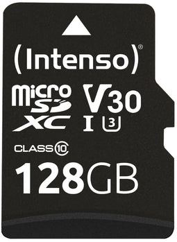 Intenso microSDXC 128GB - UHS-I Professional - 100 MB/s lezen 45 MB/s schrijven
