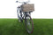 New Looxs Brisbane Large Fietsmand Voordrager - 39 liter - Rotan - Grijs