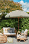 In The Mood Collection Mats Parasol - H238 x Ø220 cm - Beige