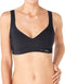 sloggi Zero Feel - Dames Bralette - Gewelfde V-hals - Zwart - Maat L
