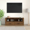vidaXL - Tv-meubel - 100x35x40 - cm - bewerkt - hout - bruin - eikenkleur