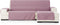 Hoes voor chaise longue met korte armleuning rechts Eysa SILVER Rood 100 x 110 x 290 cm