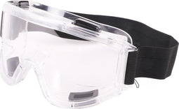 Benson Professionele veiligheidsbril - geventileerd - polycarbonaat - elastische band - schokbestendig