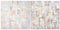 Schilderij DKD Home Decor Squares Abstract 100 x 3 x 100 cm Modern (2 Stuks)