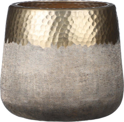 Casa Vivante Chai Bloempot - H18 x Ø20 cm - Goud