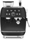 Smeg EGF03BLMEU - Espressomachine - Geïntegreerde bonenmaler 15 bar - Zwart
