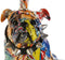 Decoratieve figuren Home ESPRIT Multicolour Hond 17 x 25 x 27 cm