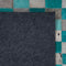 NIKFER - Laagpolig vloerkleed - Turquoise - 140 x 200 cm - Leer