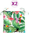 vidaXL - Stoelkussens - 2 - st - 50x50x7 - cm - stof - meerkleurig