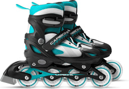 Skids Control Carbone Inline Skates Semi-softboot Verstelbaar Zwart Maat 34-37