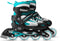 Skids Control Carbone Inline Skates Semi-softboot Verstelbaar Zwart Maat 34-37