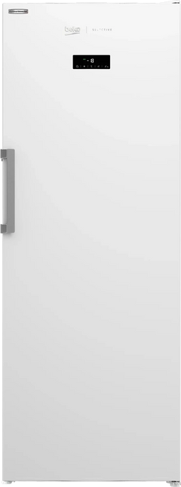 Beko RFNE448E41W - No-Frost Vrieskast - 404 liter - 8 Vriesladen - LED-display