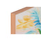 Schilderij Home ESPRIT Palmen Tropisch 80 x 3,5 x 80 cm (2 Stuks)