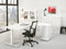 Ergonomisch t-poot wingbureau Design Teez breed 180CM diep 120CM bladkleur Speciale Kleur framekleur Aluminium (RAL9006) wingzijde Rechts