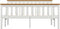 vidaXL - Bedframe - massief - grenenhout - wit - 140x200 - cm