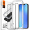 Spigen AGL03387 - AlignMaster Full Cover Glass - 9H gehard glas - Zwart (2 stuks)