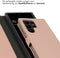 Selencia Hoesje Geschikt voor Samsung Galaxy S23 Ultra Hoesje Met Pasjeshouder - Selencia Echt Lederen Bookcase - roze