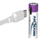 Ansmann Micro AAA - Lithium-ion batterijen 1.5V 500mAh met USB-C kabel (set van 4)