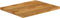 vidaXL - Tafelblad - met - natuurlijke - rand - 70x60x3,8 - cm - massief - mangohout