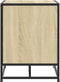 vidaXL - Schoenenbank - 84x40x53,5 - cm - bewerkt - hout - en - metaal - sonoma - eiken
