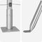 vidaXL - Hekpalen - met - basisplaten - 13 - stuks - Ø32mm - 78,5cm - Gegalvaniseerd - staal