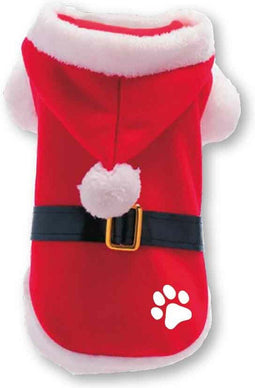 Plenty Gifts Kerst Hondenjas - Kerstman Poot - Rood - L