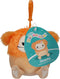 Squishmallows - Clip-on Plush - 9 cm - Shasta de Oranje Bigfoot (1 stuk)