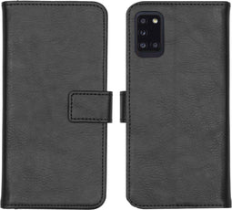 imoshion Hoesje Geschikt voor Samsung Galaxy A31 Hoesje Met Pasjeshouder - imoshion Luxe Bookcase - Zwart