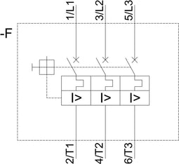 Siemens 3RV2031-4EA10 Vermogensschakelaar 1 stuk(s) Instelbereik (stroomsterkte): 22 - 32 A Schakelspanning (max.): 690