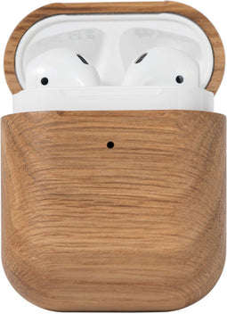 Oakywood AirPods 1 & 2 Hoesje - Echt Hout Eiken - Luxe AirPods Case Bescherming