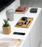 Oakywood Cubic Plant Pot - Massief Walnoot - Luxe Houten Kleine Plantenpot Bureauaccessoire