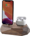 Oakywood Dual Dock - Massief Walnoot - compatible met Apple iPhone en Apple AirPods (Lightning)